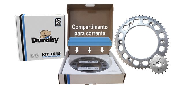 Kit Coroa e Pinhão Duraby